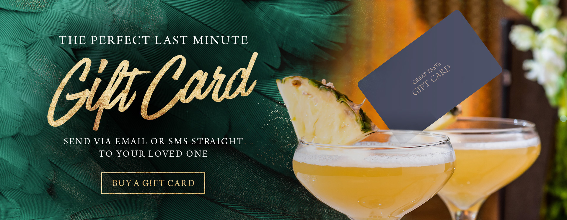 Give the gift of a gift card at The Plough & Harrow