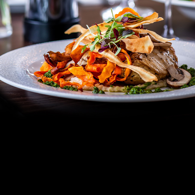 Vegan menu at The Plough & Harrow
