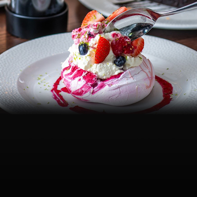 Dessert menu at The Plough & Harrow