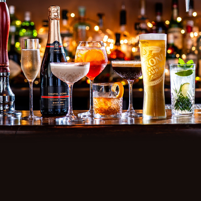 Wine & Drinks menu at The Plough & Harrow