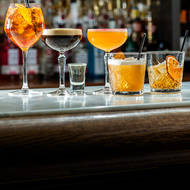 Wine & Drinks menu at The Plough & Harrow