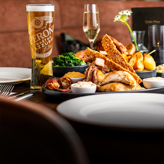 Wine & Drinks menu at The Plough & Harrow