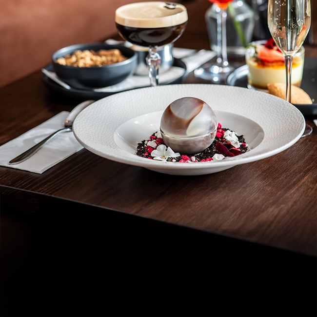 Dessert menu at The Plough & Harrow
