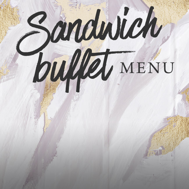 Sandwich buffet menu at The Plough & Harrow
